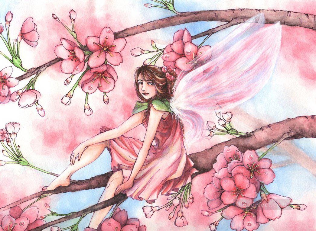 Fleur Fairy pour les enfants Peintures à l'huile
